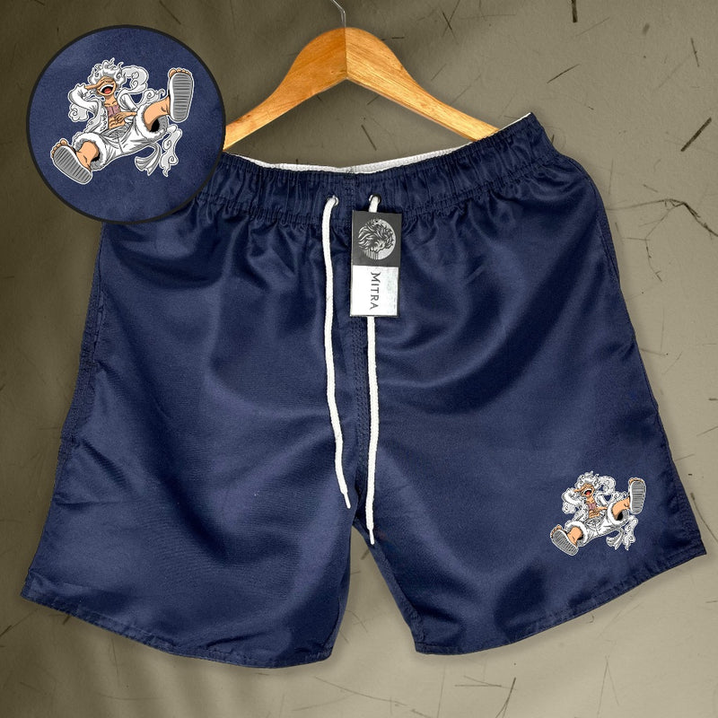 Bermuda Mauricinho Masculina Esportiva - One Piece Luffy 03 - Academia Corrida Skate Basquete Otaku