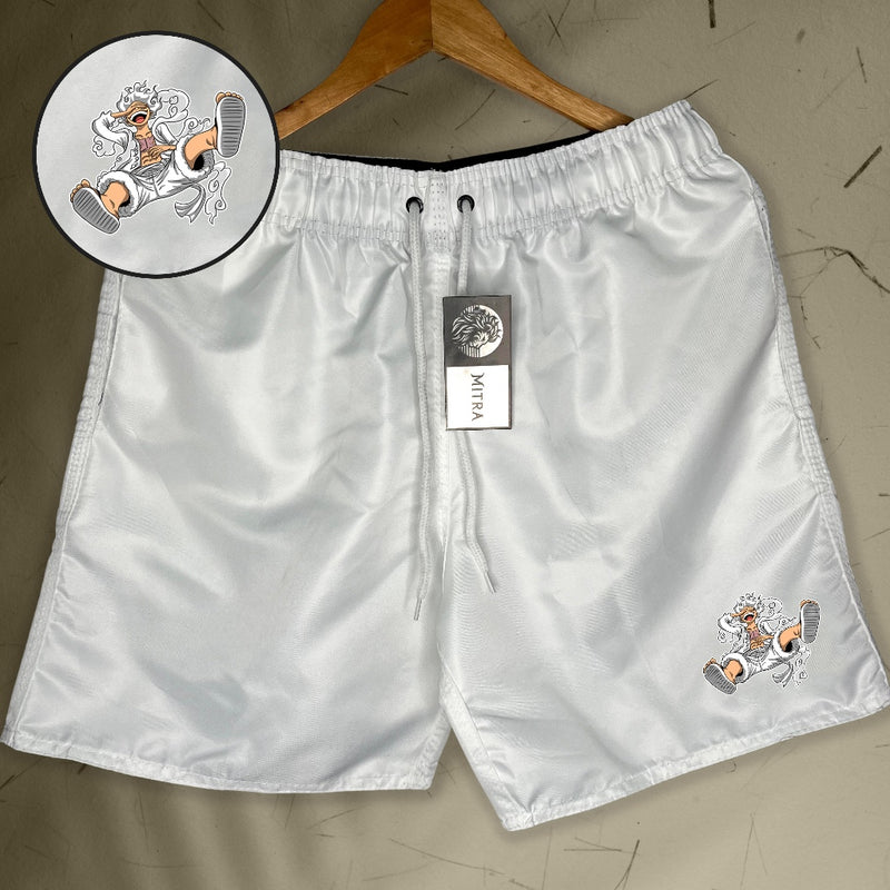 Bermuda Mauricinho Masculina Esportiva - One Piece Luffy 03 - Academia Corrida Skate Basquete Otaku