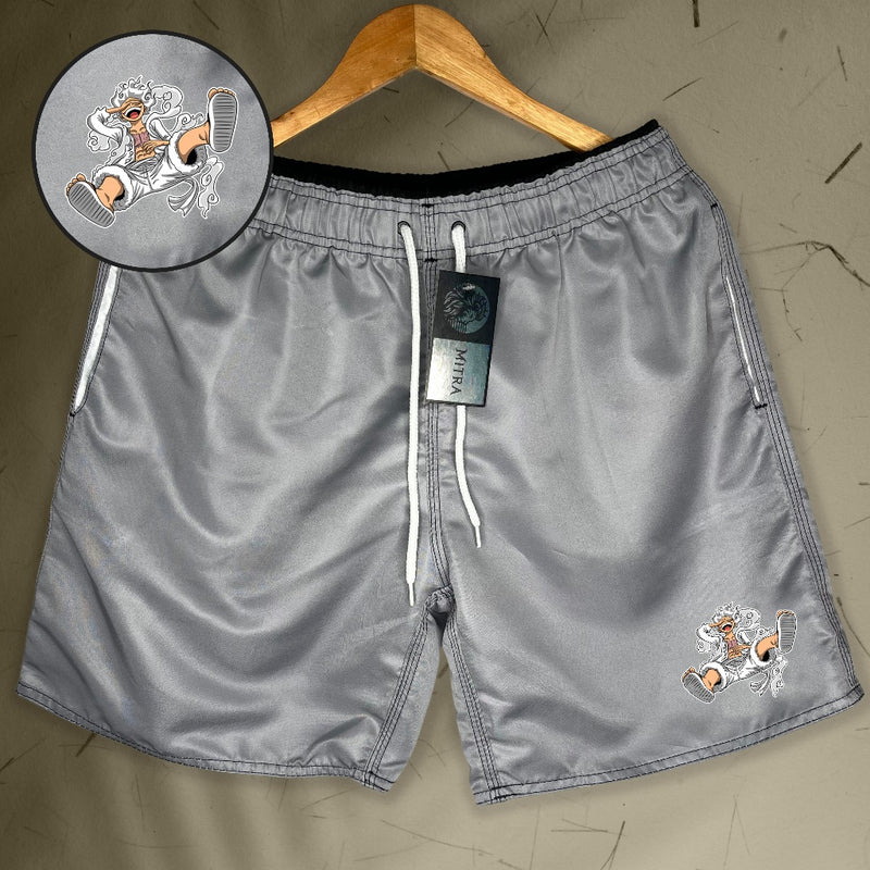Bermuda Mauricinho Masculina Esportiva - One Piece Luffy 03 - Academia Corrida Skate Basquete Otaku