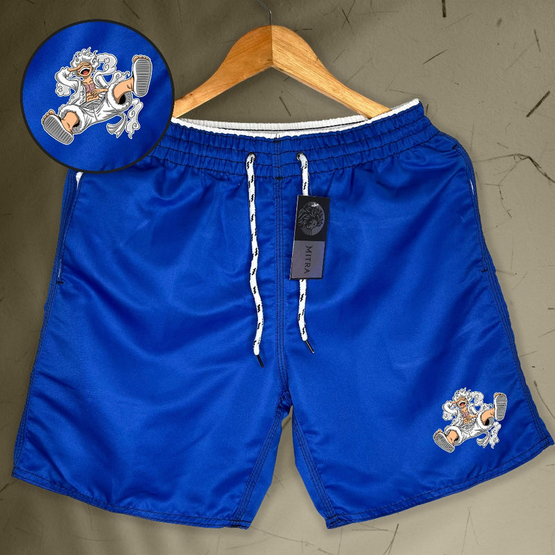 Bermuda Mauricinho Masculina Esportiva - One Piece Luffy 03 - Academia Corrida Skate Basquete Otaku
