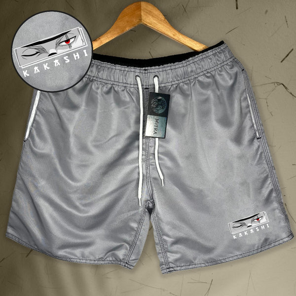Bermuda Mauricinho Masculina Esportiva - Kakashi - Academia Corrida Skate Basquete Otaku