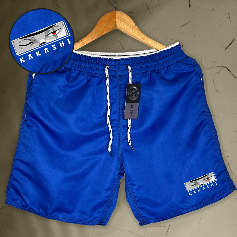 Bermuda Mauricinho Masculina Esportiva - Kakashi - Academia Corrida Skate Basquete Otaku