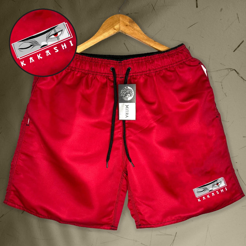 Bermuda Mauricinho Masculina Esportiva - Kakashi - Academia Corrida Skate Basquete Otaku