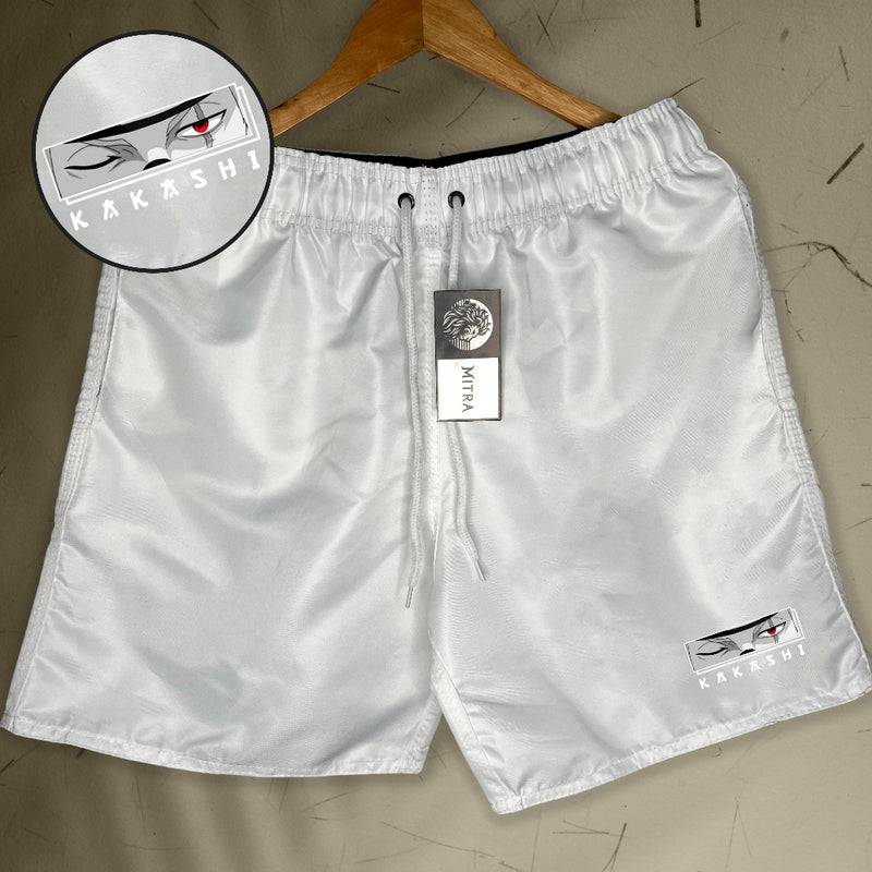 Bermuda Mauricinho Masculina Esportiva - Kakashi - Academia Corrida Skate Basquete Otaku