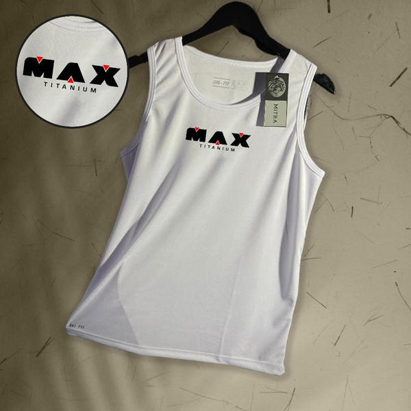 Regata Dry-Fit Masculina - Max Titanium - Academia Corrida Crossfit Skate Basquete