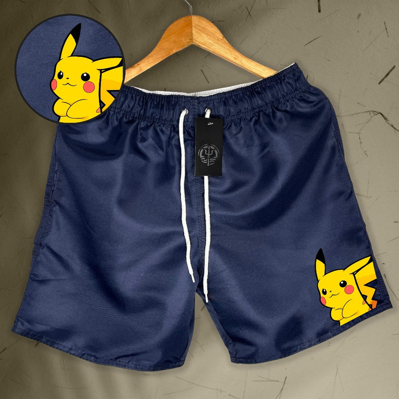 Bermuda Mauricinho Masculina Esportiva - PKC - Academia Corrida Skate Basquete Otaku