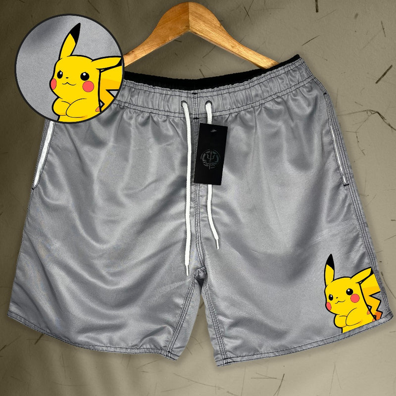 Bermuda Mauricinho Masculina Esportiva - PKC - Academia Corrida Skate Basquete Otaku