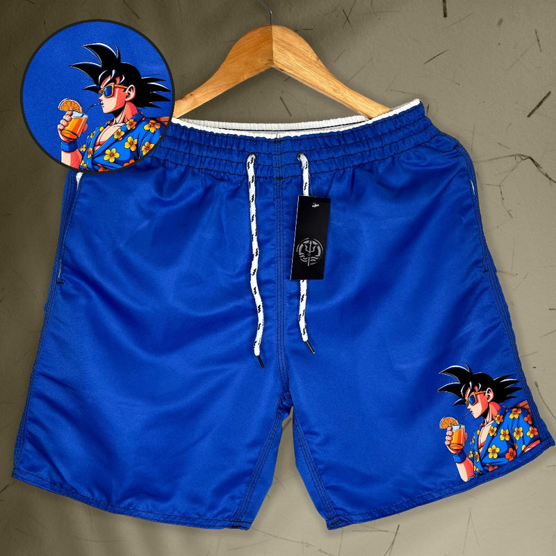 Bermuda Mauricinho Masculina Esportiva - GOKU 02 - Academia Corrida Skate Basquete Otaku
