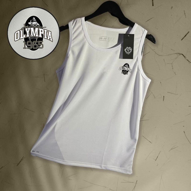Regata Dry-Fit Masculina - OLYMPIA 01 - Academia Corrida Crossfit Skate Basquete
