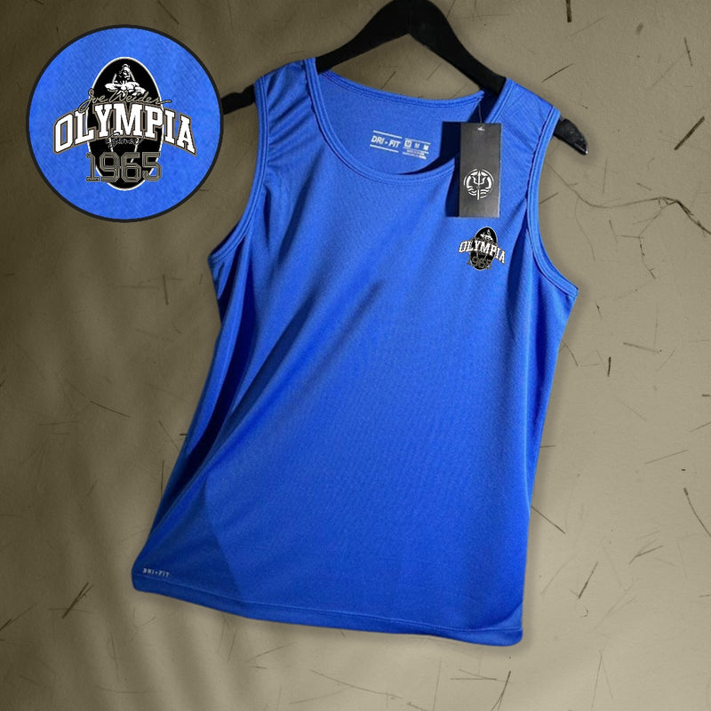 Regata Dry-Fit Masculina - OLYMPIA 01 - Academia Corrida Crossfit Skate Basquete