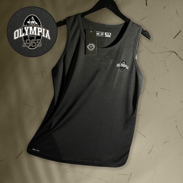 Regata Dry-Fit Masculina - OLYMPIA 01 - Academia Corrida Crossfit Skate Basquete