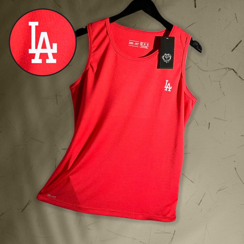 Regata Dry-Fit Masculina - LA 01 - Academia Corrida Crossfit Skate Basquete
