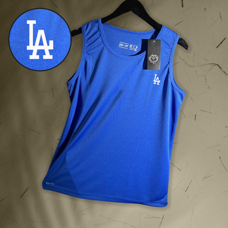 Regata Dry-Fit Masculina - LA 01 - Academia Corrida Crossfit Skate Basquete