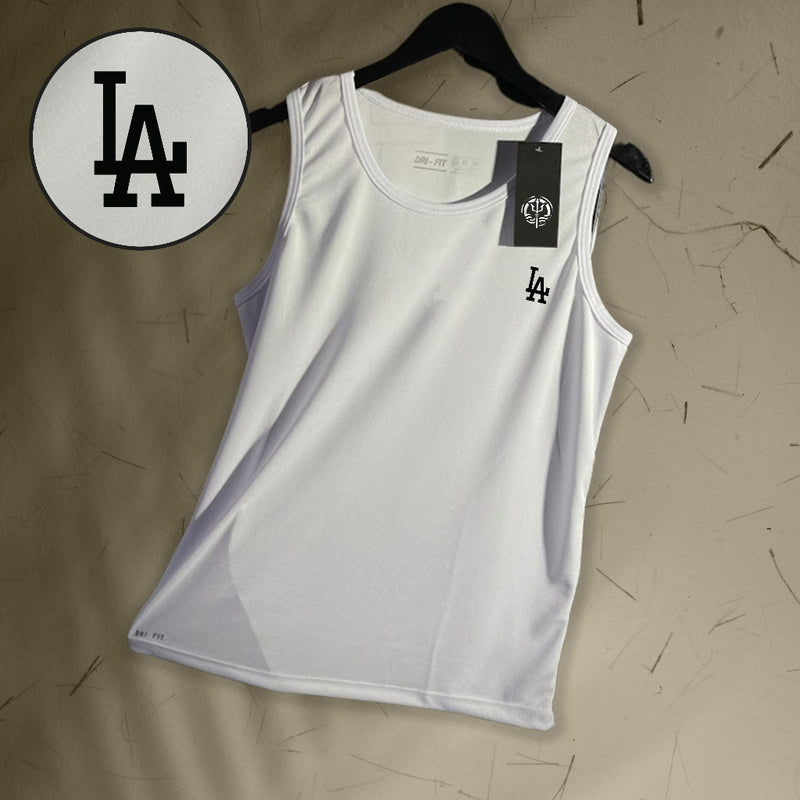 Regata Dry-Fit Masculina - LA 01 - Academia Corrida Crossfit Skate Basquete