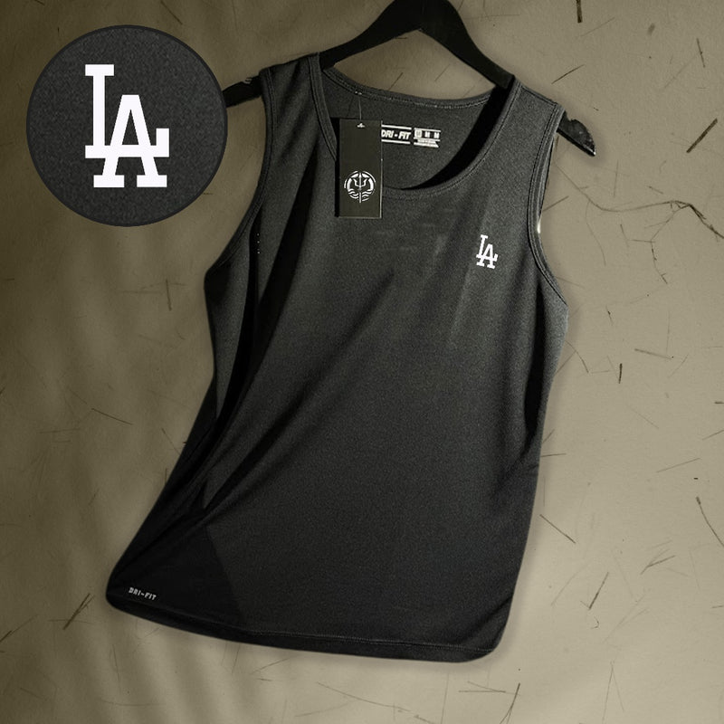 Regata Dry-Fit Masculina - LA 01 - Academia Corrida Crossfit Skate Basquete