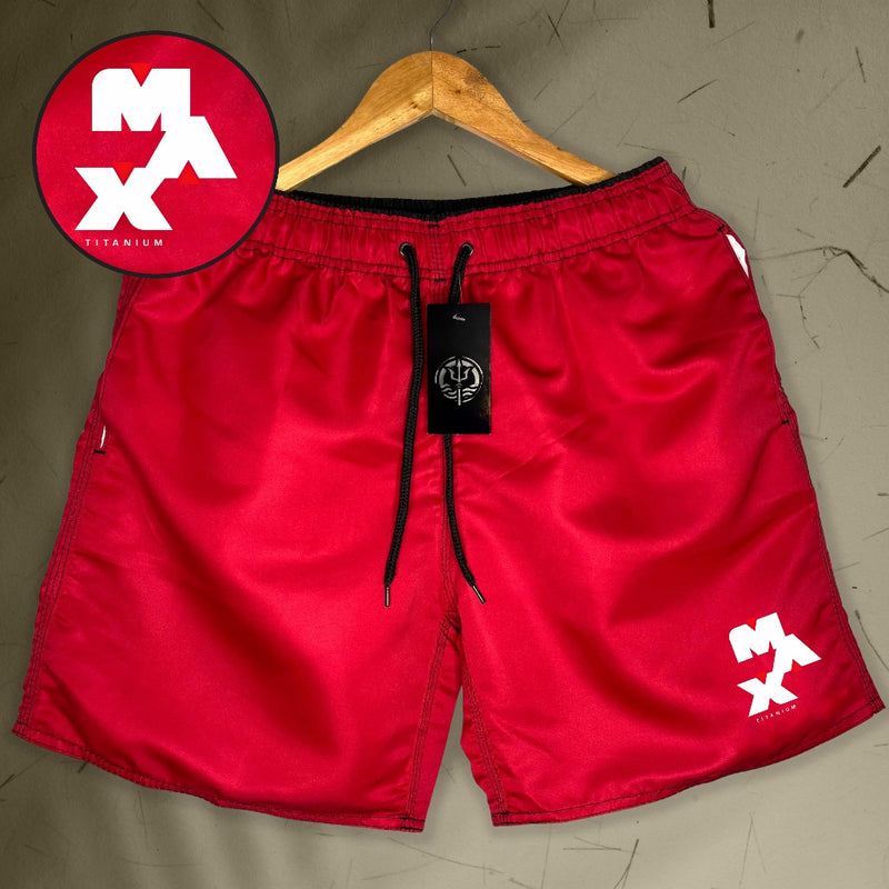 Bermuda Mauricinho Masculina Esportiva - Max Titanium 02 - Academia Corrida Skate Basquete Otaku