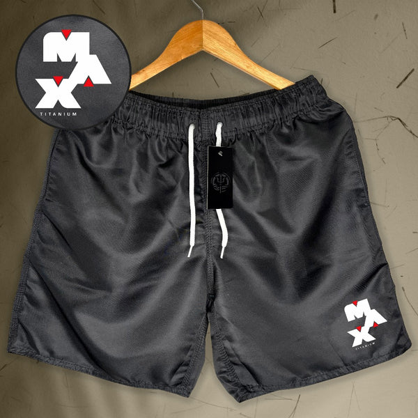 Bermuda Mauricinho Masculina Esportiva - Max Titanium 02 - Academia Corrida Skate Basquete Otaku