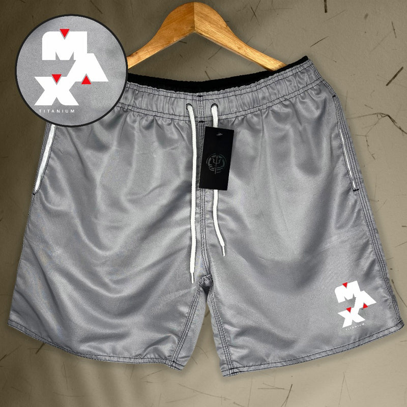Bermuda Mauricinho Masculina Esportiva - Max Titanium 02 - Academia Corrida Skate Basquete Otaku