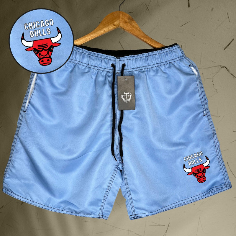 Bermuda Mauricinho Masculina Esportiva - Chicago B - Academia Corrida Skate Basquete Otaku