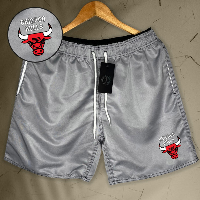 Bermuda Mauricinho Masculina Esportiva - Chicago B - Academia Corrida Skate Basquete Otaku