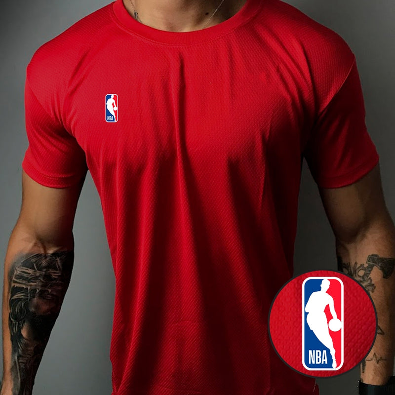 Camisa Dry-Fit Masculina - NBA 01 - Academia Corrida Basquete de Rua