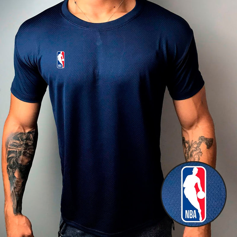 Camisa Dry-Fit Masculina - NBA 01 - Academia Corrida Basquete de Rua