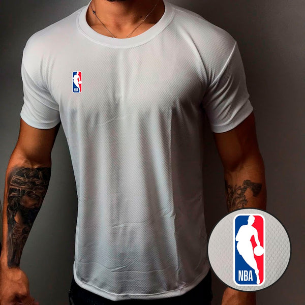 Camisa Dry-Fit Masculina - NBA 01 - Academia Corrida Basquete de Rua