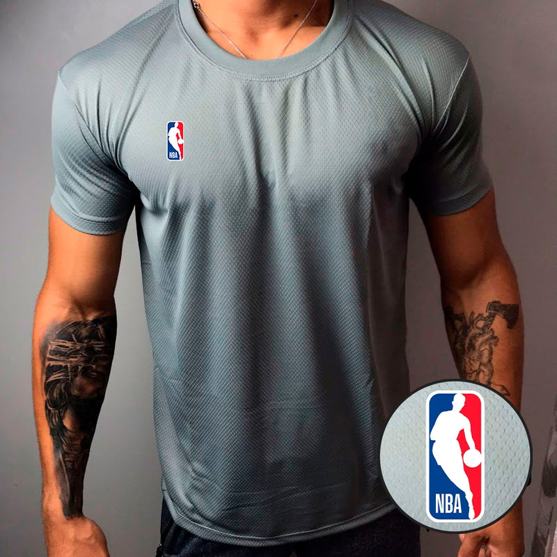Camisa Dry-Fit Masculina - NBA 01 - Academia Corrida Basquete de Rua