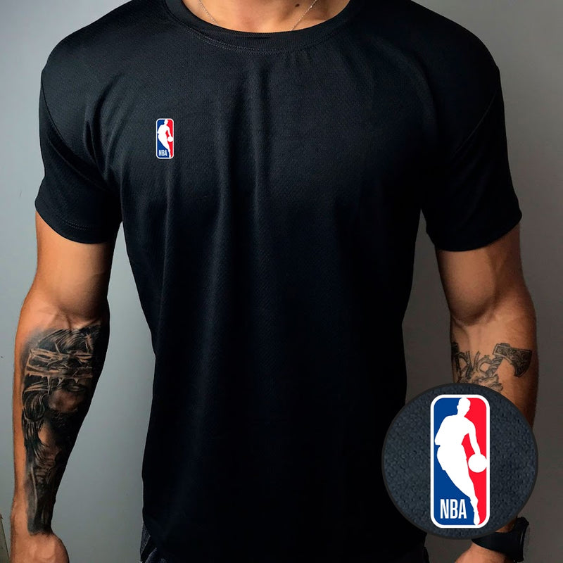 Camisa Dry-Fit Masculina - NBA 01 - Academia Corrida Basquete de Rua
