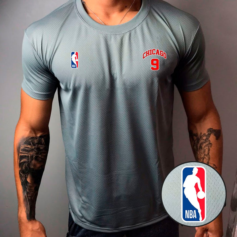 Camisa Dry-Fit Masculina - NB CHC 09 - Academia Corrida Crossfit Skate Basquete