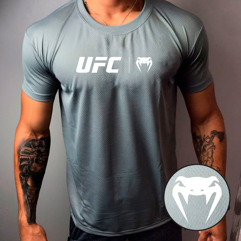 Camisa Dry-Fit Masculina - U.FC 01 - Academia Corrida Crossfit Skate Basquete