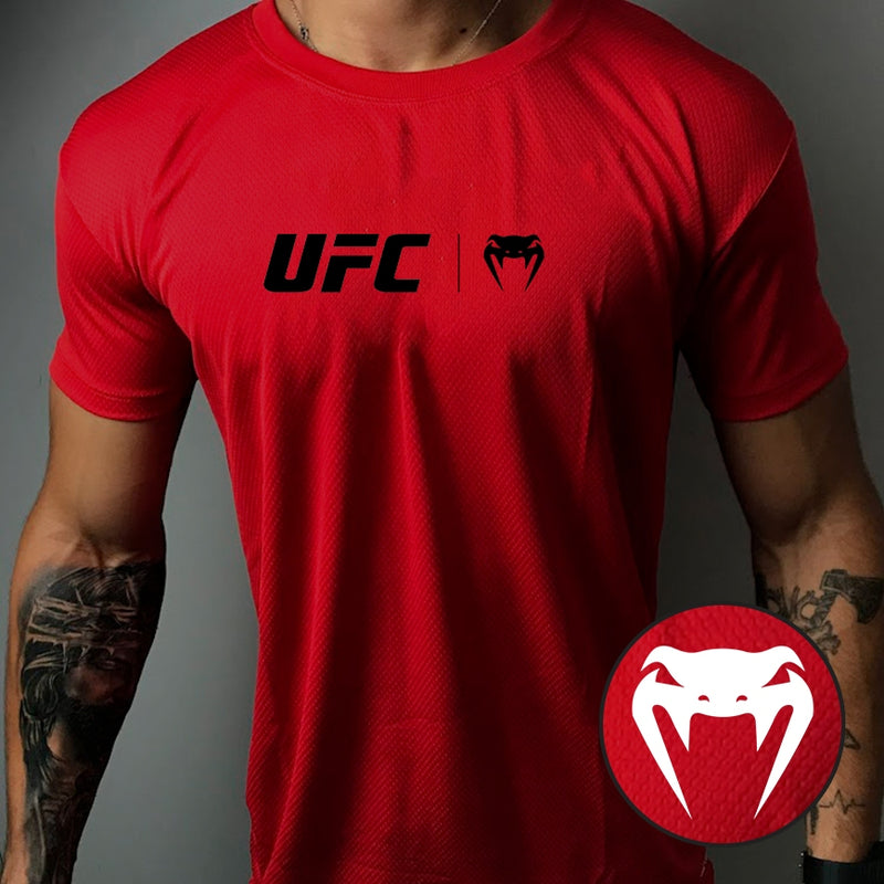 Camisa Dry-Fit Masculina - U.FC 01 - Academia Corrida Crossfit Skate Basquete
