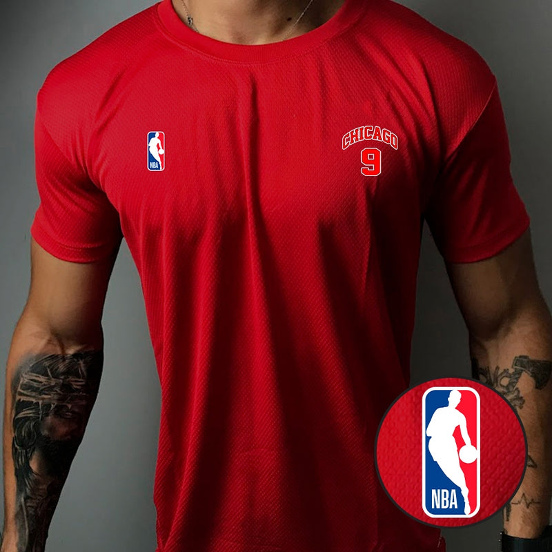 Camisa Dry-Fit Masculina - NB CHC 09 - Academia Corrida Crossfit Skate Basquete
