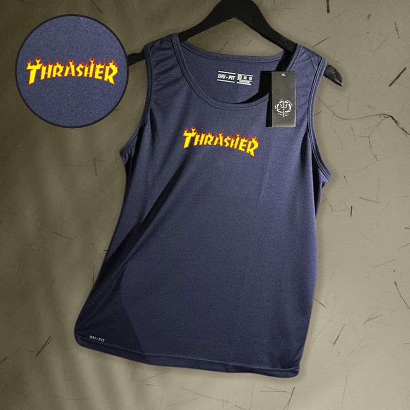 Regata Dry-Fit Masculina - Thrasher 02 - Academia Corrida Crossfit Skate Basquete