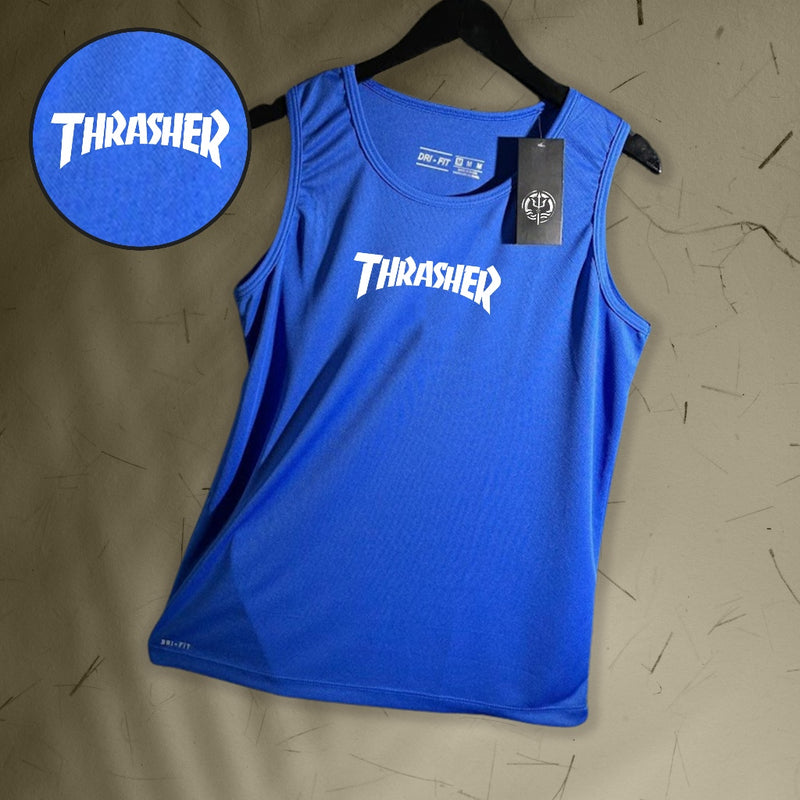 Regata Dry-Fit Masculina - Thrasher 01 - Academia Corrida Crossfit Skate Basquete