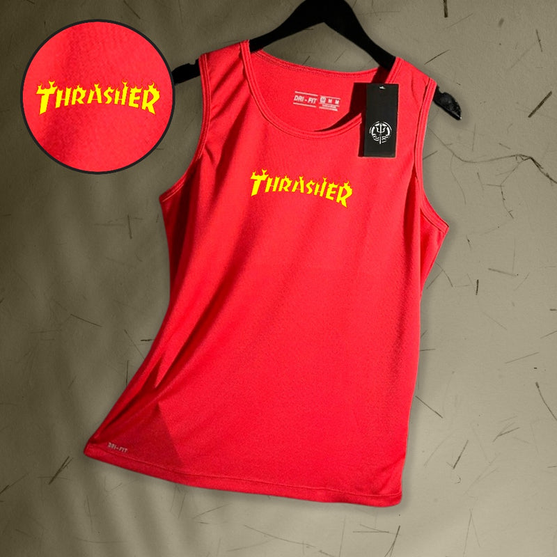 Regata Dry-Fit Masculina - Thrasher 02 - Academia Corrida Crossfit Skate Basquete