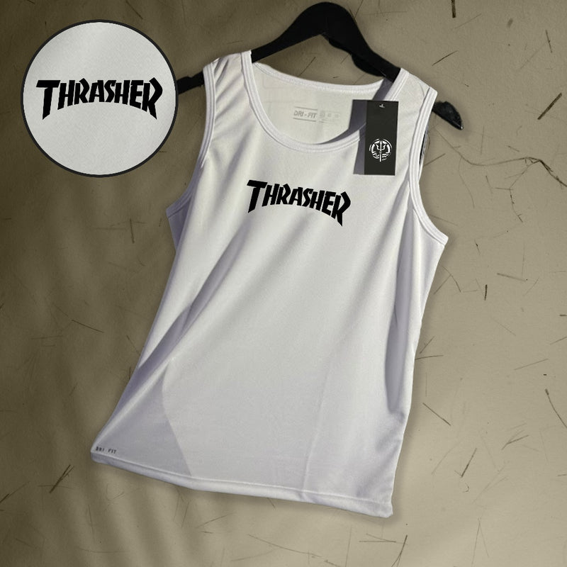 Regata Dry-Fit Masculina - Thrasher 01 - Academia Corrida Crossfit Skate Basquete