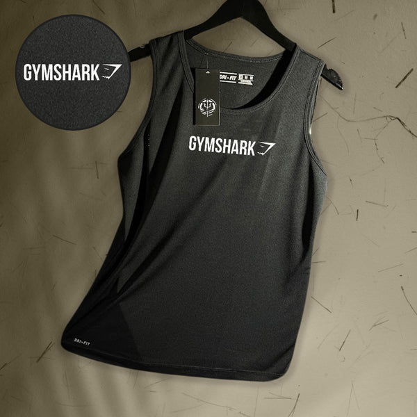 Regata Dry-Fit Masculina - GYMSHARK02 - Academia Corrida Crossfit Skate Basquete