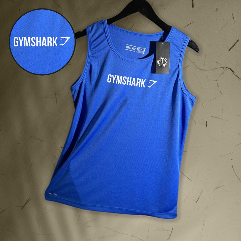 Regata Dry-Fit Masculina - GYMSHARK02 - Academia Corrida Crossfit Skate Basquete