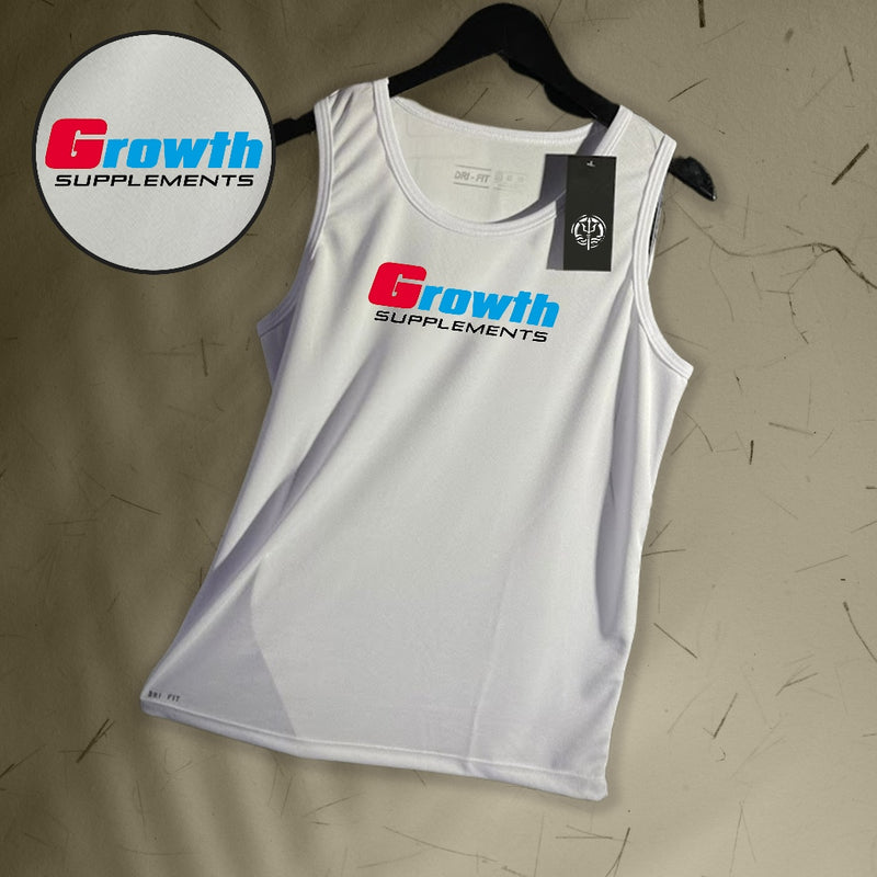 Regata Dry-Fit Masculina - GROWTH 03 - Academia Corrida Crossfit Skate Basquete