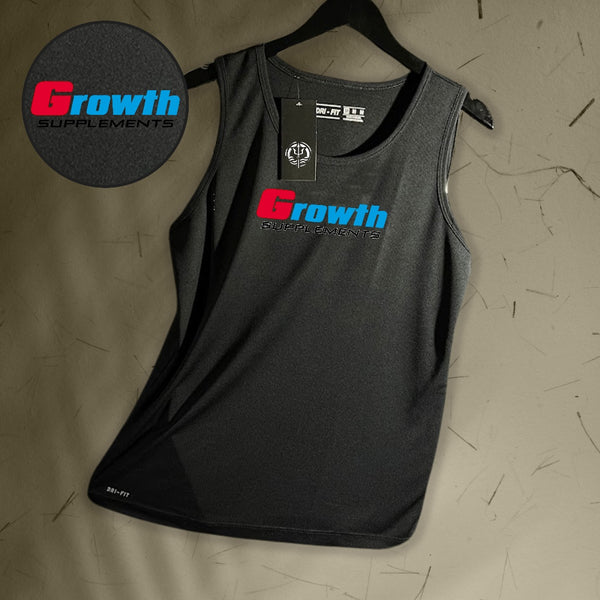 Regata Dry-Fit Masculina - GROWTH 03 - Academia Corrida Crossfit Skate Basquete