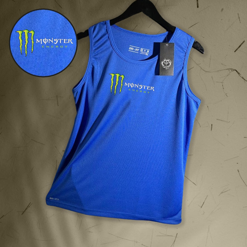 Regata Dry-Fit Masculina - MNSTR01 - Academia Corrida Crossfit Skate Basquete
