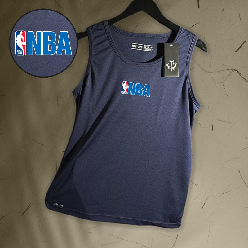Regata Dry-Fit Masculina - NB NOME - Academia Corrida Crossfit Skate Basquete
