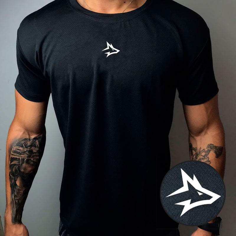 Camisa Dry-Fit Masculina - GYMSHARK 01 - Academia Corrida Crossfit Skate Basquete