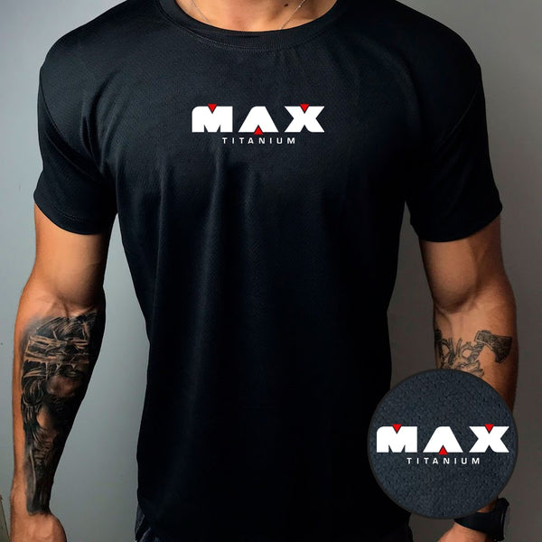 Camisa Dry-Fit Masculina - MAX 01 - Academia Corrida Crossfit Skate Basquete