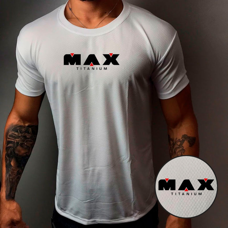 Camisa Dry-Fit Masculina - MAX 01 - Academia Corrida Crossfit Skate Basquete