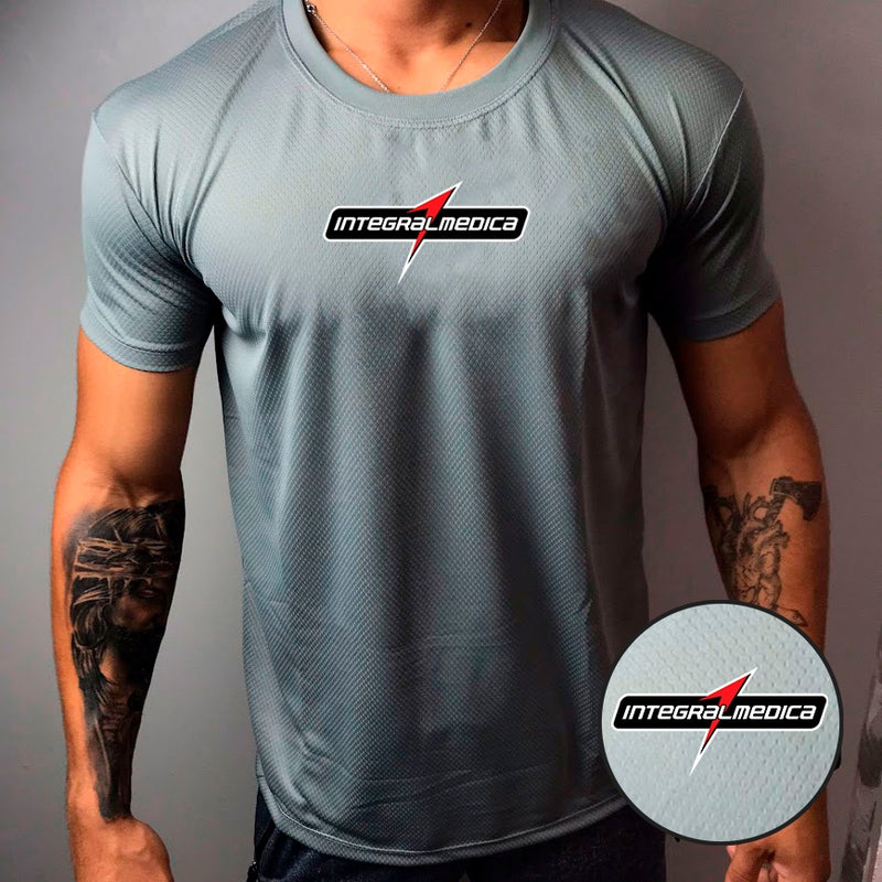 Camisa Dry-Fit Masculina - INTEGRALMEDICA 01 - Academia Corrida Crossfit Skate Basquete