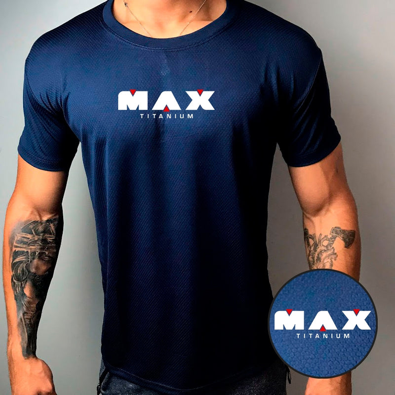 Camisa Dry-Fit Masculina - MAX 01 - Academia Corrida Crossfit Skate Basquete