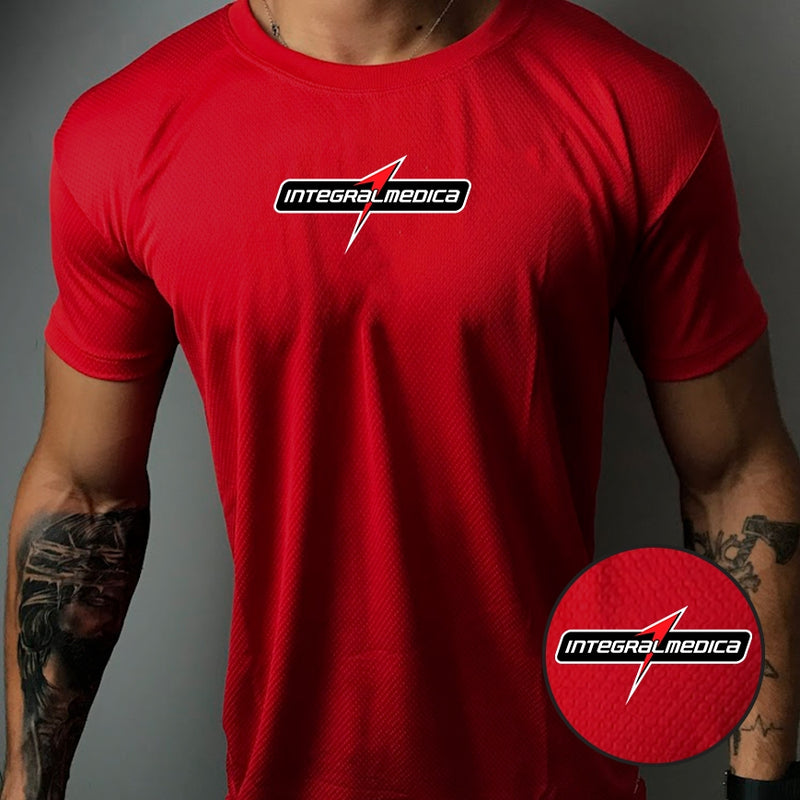 Camisa Dry-Fit Masculina - INTEGRALMEDICA 01 - Academia Corrida Crossfit Skate Basquete