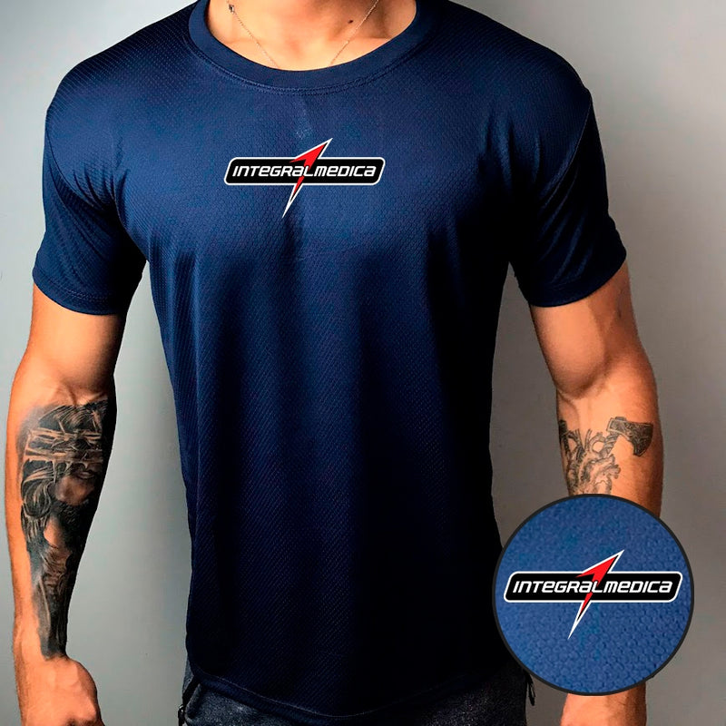 Camisa Dry-Fit Masculina - INTEGRALMEDICA 01 - Academia Corrida Crossfit Skate Basquete